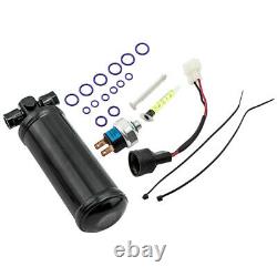 134a Air Conditioning AC Hose Kit with Drier & O-Ring Fittings & Binary Switch