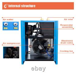 20Hp 3 Ph 230V Screw Air Compressor with 110V 1 Ph Refrigerated Air Dryer