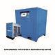 22kw 30hp Rotary Screw Spray Air Compressor With 130 Cfm Refrigerated Air Dryer