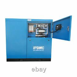 22KW 30Hp Rotary Screw Spray Air Compressor with 130 CFM Refrigerated Air Dryer