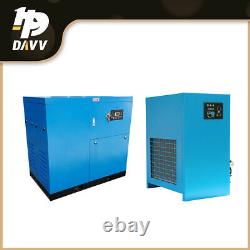 230V 30Hp Rotary Screw Air Compressor 113CFM@125PSI With Refrigerated Air Dryer