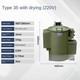 3000w Centrifugal Hot Air Dryer Metal Parts Dehydration Drying Equipment