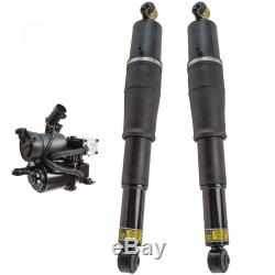 3 Piece Air Suspension Kit Rear Shock Assemblies with Compressor for Chevy GMC