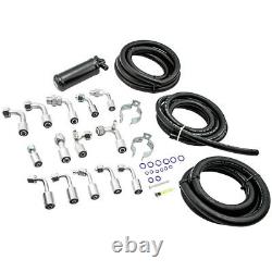 AC Air Conditioning Hose Kit O-Ring Fittings Drier Extended Length A/C Hose Kit