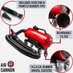 Adam's Air Cannon Car Dryer High Powered Filtered Car Wash Blower Dry Before