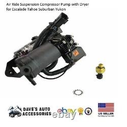Air Compressor Pump Suspension Ride With Dryer Fits 07-2014 Chevrolet Escalade New