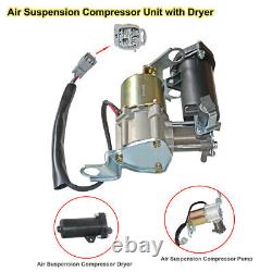 Air Suspension Compressor with dryer For Toyota 4Runner Lexus GX470 4.7L 03-09