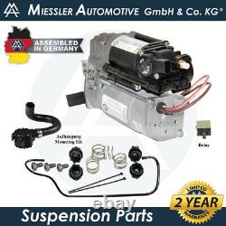 BMW 7-Series F01-04 2009-2015 Air Suspension Compressor & Relay 37206789450