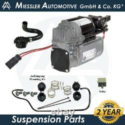 BMW 7-Series F01-04 2009-2015 Air Suspension Compressor & Relay 37206789450