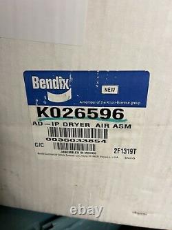 Bendix K026596 AD-IP, 2010 Air Dryer With PuraGuard Desiccant Cartridge New OEM