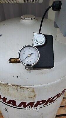 Champion LVR05 Hypac 80 Gallon 7.5 HP Rotary Vane Air Compressor Used Parts