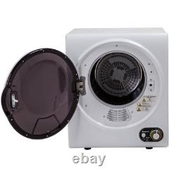 Compact 1.5 Cu. Ft. Electric Dryer in White