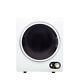 Compact Electric Dryer Space Saver Laundry 1.5 Cu. Ft. Apartments Dorms White Hot