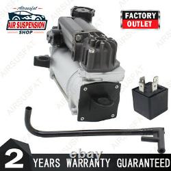 For Mercedes W220 W211 W219 1999-2010 Air Suspension Compressor with Tube & Relay