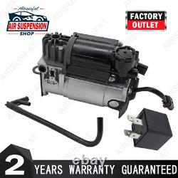 For Mercedes W220 W211 W219 1999-2010 Air Suspension Compressor with Tube & Relay