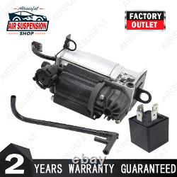 For Mercedes W220 W211 W219 1999-2010 Air Suspension Compressor with Tube & Relay