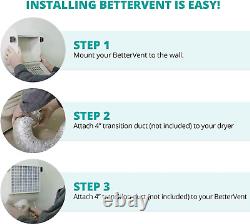 FreshAir Indoor Dryer Vent Kit Improve Air Quality and Save Energy with a Prem