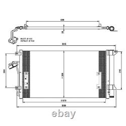 Kondensator Klimaanlage NRF 35639