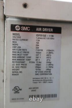 Smc IDFB15E-11N Refrigerated Air Dryer 71scfm 1ph 115v-ac