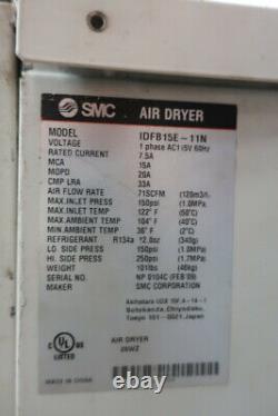 Smc IDFB15E-11N Refrigerated Air Dryer 71scfm 1ph 115v-ac