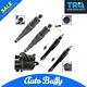 Trq Front Rear Shock Absorber Air Suspension Compressor With Dryer Kit Kit 5pc