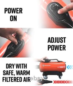 Adam's Air Cannon Car Dryer High Powered Filtered Car Wash Blower Dry Before