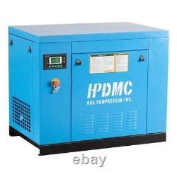 Compresseur d'air à vis de 20HP 3 Ph 460V avec sèche-air réfrigéré 110V 1 Ph