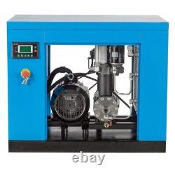 Compresseur d'air à vis de 20HP 460V triphasé avec sécheur d'air réfrigéré 110V monophasé US