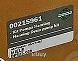 Kit de construction original Hanning MIELE avec pompe à lessive Hanning Dps25-039, Miele 08339140.