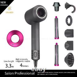 Nouveau fer à lisser Super Hair & Fuchsia 1800W moteur puissant pour un séchage rapide